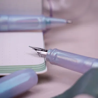 Stationery - Kaweco Perkeo Iridescent Pearl Fountain Pen & Rollerball - KAWECO