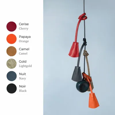 Petite maroquinerie - Lien Lampe LED Cuir 26×5 cm – Rechargeable – Made in France - ATELIER BALTUS