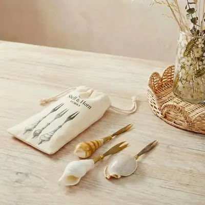 Couverts de service - Couverts Coquillage Sonae - BE HOME