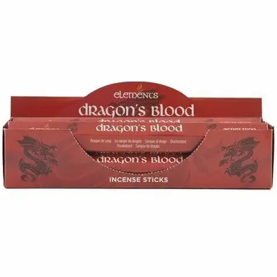 Home fragrances - Set of 6 Packets of Elements Dragon's Blood Incense Sticks - SOMETHING DIFFERENT WHOLESALE