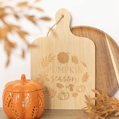 Placemats - Pumpkin Season Bamboo Serving Board - SOMETHING DIFFERENT WHOLESALE