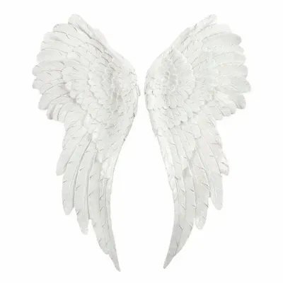 Ornaments - Pair of Large Glitter Angel Wings - SOMETHING DIFFERENT WHOLESALE