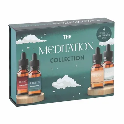Parfums d'intérieur - Coffret d'huiles essentielles mélangées de la collection Méditation - SOMETHING DIFFERENT WHOLESALE