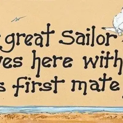 Panels - A Great Sailor Lives Here - SOMETHING DIFFERENT WHOLESALE