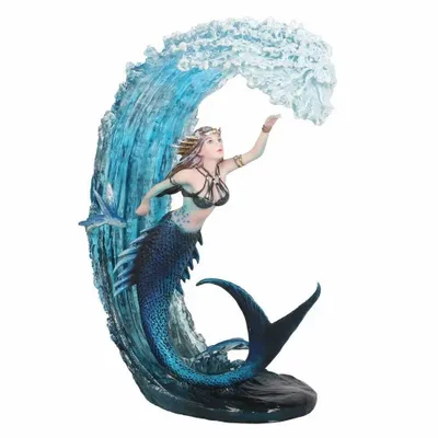 Ornaments - Water Elemental Sorceress Figurine by Anne Stokes - SOMETHING DIFFERENT WHOLESALE