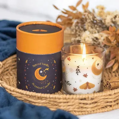 Candles - Autumn Magic Spiced Vanilla Candle - SOMETHING DIFFERENT WHOLESALE
