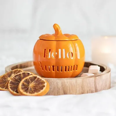 Scents - Hello Autumn Pumpkin Oil Burner - SOMETHING DIFFERENT WHOLESALE