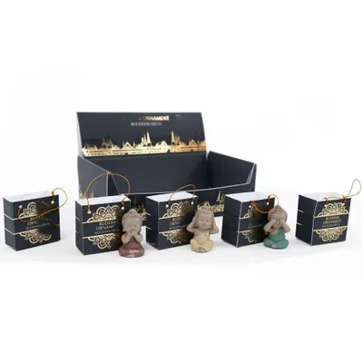 Ornements - Bouddha de temple de 5,5 cm dans un sac - SOMETHING DIFFERENT WHOLESALE