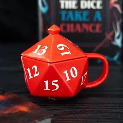 Mugs - D20 Gaming Dice Shaped Mug - SOMETHING DIFFERENT WHOLESALE
