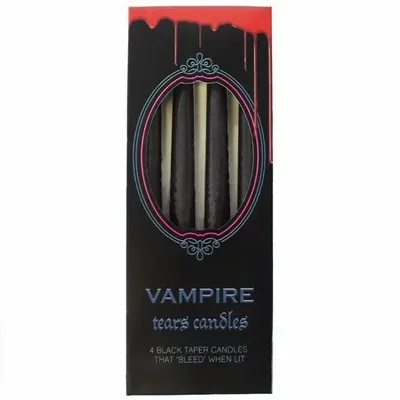 Candles - Set of 4 Vampire Tears Candles - SOMETHING DIFFERENT WHOLESALE
