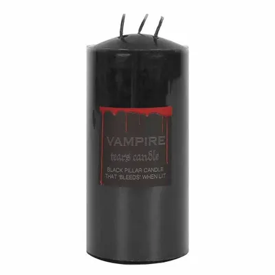 Candles - 15cm Vampire Tears Pillar Candle - SOMETHING DIFFERENT WHOLESALE