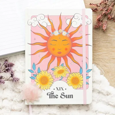 Stationery - The Sun Celestial A5 Notebook - SOMETHING DIFFERENT WHOLESALE