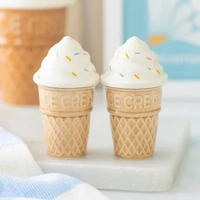 Placemats - Ice Cream Cone Salt and Pepper Shakers - SOMETHING DIFFERENT WHOLESALE