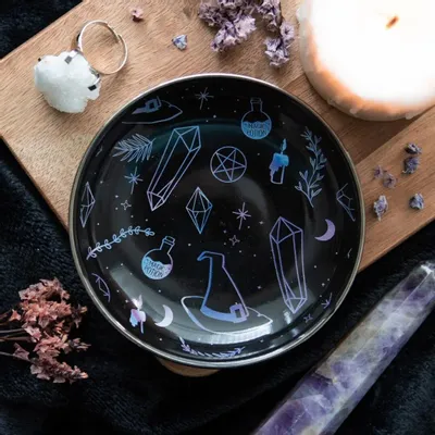 Jewelry - Crystal Witch Trinket Dish - SOMETHING DIFFERENT WHOLESALE