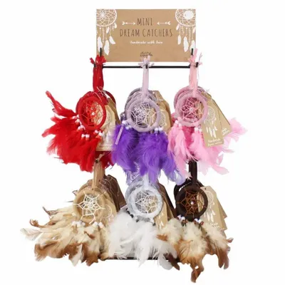 Decorative objects - Set of 60 Dreamcatchers on Display Stand - SOMETHING DIFFERENT WHOLESALE