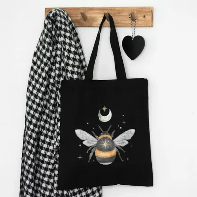 Sacs et cartables - Sac fourre-tout en polycoton Forest Bee - SOMETHING DIFFERENT WHOLESALE