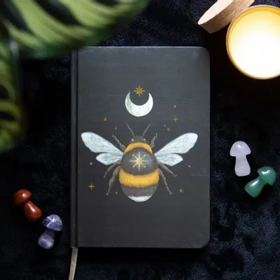 Stationery - Forest Bee A5 Notebook - SOMETHING DIFFERENT WHOLESALE