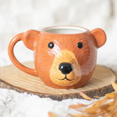 Mugs - Bear Shaped Mug - SOMETHING DIFFERENT WHOLESALE