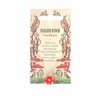 Jewelry - Toadstool Charm Necklace - SOMETHING DIFFERENT WHOLESALE