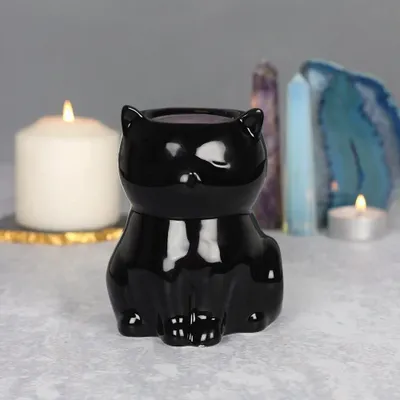 Scents - Black Cat Oil Burner - SOMETHING DIFFERENT WHOLESALE