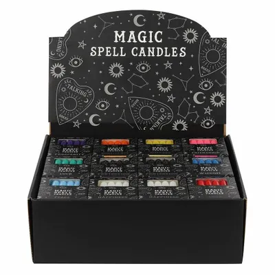Candles - Magic Spell Candles Display of 48 pieces - SOMETHING DIFFERENT WHOLESALE