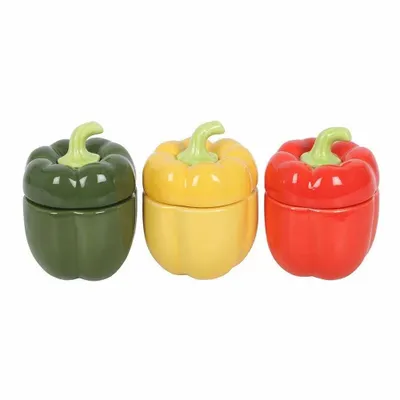 Bougeoirs et photophores  - Pot à bougie en forme de poivre de 11 cm - SOMETHING DIFFERENT WHOLESALE