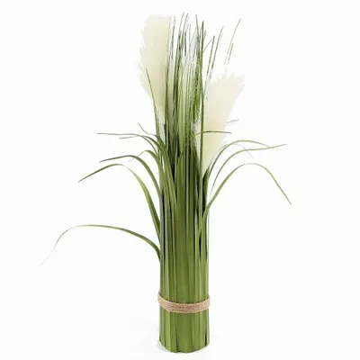 Decorative objects - 61cm Standing Faux Pampas Grass - SOMETHING DIFFERENT WHOLESALE