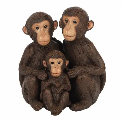 Ornements - Juste l'Arbre de Nous Ornement de Famille de Singes - SOMETHING DIFFERENT WHOLESALE