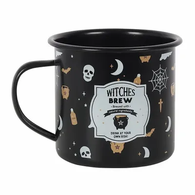 Tasses et mugs - Mug émaillé « Potion de sorcière » - SOMETHING DIFFERENT WHOLESALE