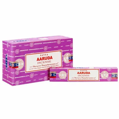 Home fragrances - Set of 12 Aaruda Incense Sticks by Satya (12/50) - SOMETHING DIFFERENT WHOLESALE