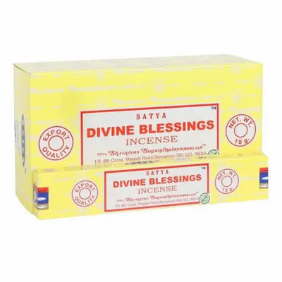 Home fragrances - Set of 12 Satya Divine Blessings Incense Sticks (12/50) - SOMETHING DIFFERENT WHOLESALE