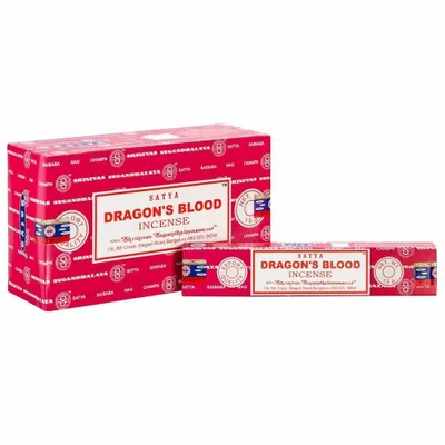 Parfums d'intérieur - Lot de 12 sachets d'encens Sang de Dragon de Satya - SOMETHING DIFFERENT WHOLESALE