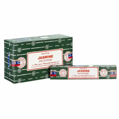 Parfums d'intérieur - Lot de 12 bâtonnets d'encens au jasmin de Satya (12/50) - SOMETHING DIFFERENT WHOLESALE
