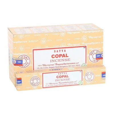 Home fragrances - Set of 12 Copal Incense Sticks by Satya (12/50) - SOMETHING DIFFERENT WHOLESALE