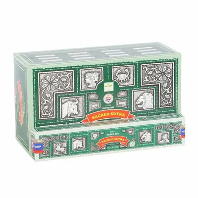 Parfums d'intérieur - Lot de 12 encens Satya Superhit Sacred Sutra 15g (12/50) - SOMETHING DIFFERENT WHOLESALE
