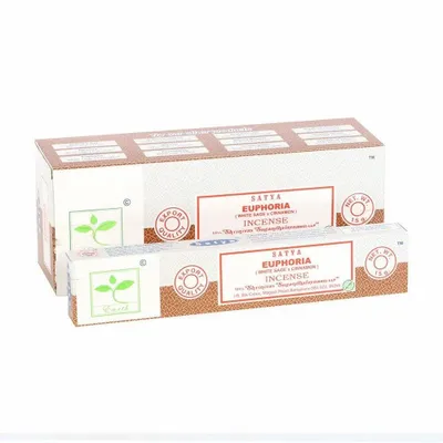 Parfums d'intérieur - Lot de 6 encens Earth Satya Euphoria (12/50) - SOMETHING DIFFERENT WHOLESALE