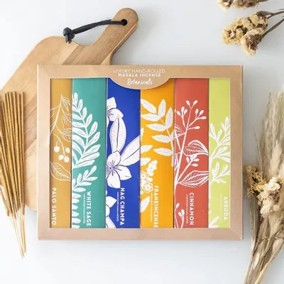 Home fragrances - Exotic Botanical Masala Incense Stick Variety Set - SOMETHING DIFFERENT WHOLESALE