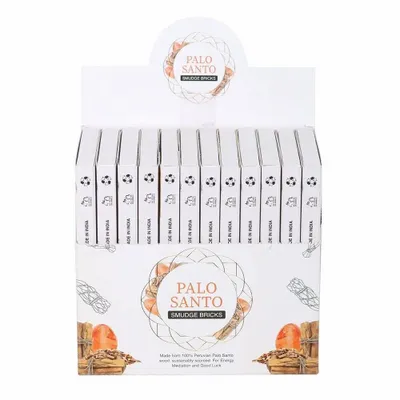 Senteurs - Briques de purification Palo Santo Green Tree avec support - SOMETHING DIFFERENT WHOLESALE