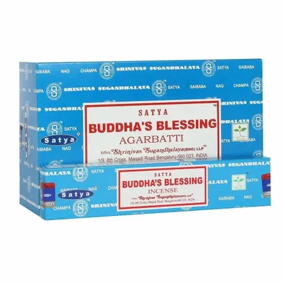 Parfums d'intérieur - Lot de 12 encens premium « Bénédiction de Bouddha » de Satya (12/50) - SOMETHING DIFFERENT WHOLESALE