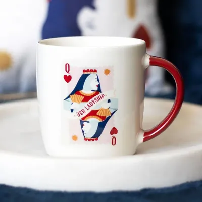 Tasses et mugs - Mug à cartes à jouer « Sa Seigneurie » - SOMETHING DIFFERENT WHOLESALE