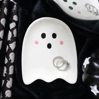 Bijoux - Plat en céramique Sweet Ghost - SOMETHING DIFFERENT WHOLESALE