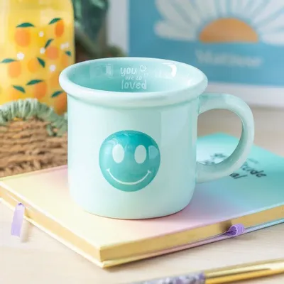 Mugs - You Are So Loved Happy Face Mug - SOMETHING DIFFERENT WHOLESALE