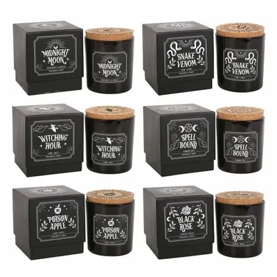 Candles - Set of 6 Midnight Ritual Candles - SOMETHING DIFFERENT WHOLESALE