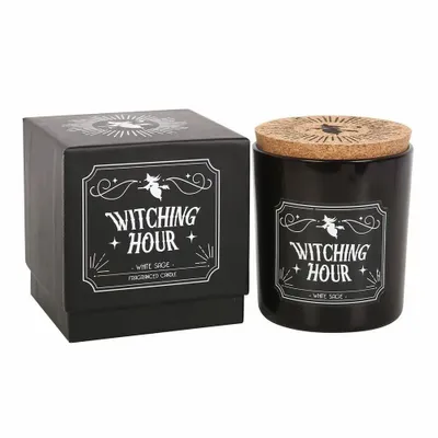 Candles - Witching Hour White Sage Candle - SOMETHING DIFFERENT WHOLESALE