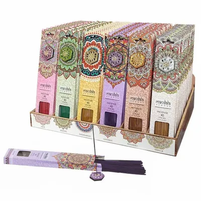 Home fragrances - Mandala Incense Sticks Display of 72 Pieces - SOMETHING DIFFERENT WHOLESALE