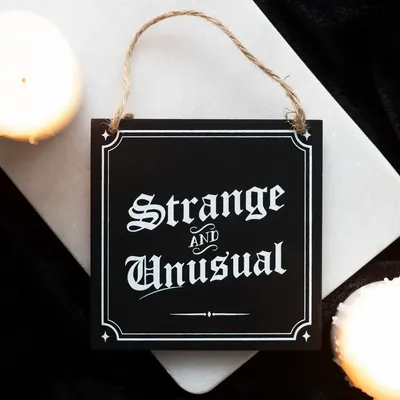 Panels - Strange and Unusual Hanging Sign - SOMETHING DIFFERENT WHOLESALE
