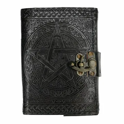 Stationery - Pentagram Leather Journal - SOMETHING DIFFERENT WHOLESALE