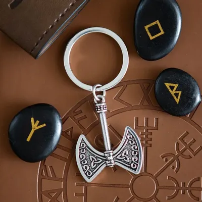 Decorative objects - Strength and Power Axe of Valor Keyring - SOMETHING DIFFERENT WHOLESALE