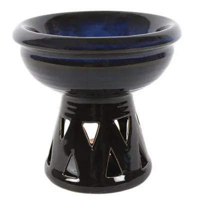 Scents - Deep Bowl Blue Oil Burner and Wax Warmer - SOMETHING DIFFERENT WHOLESALE