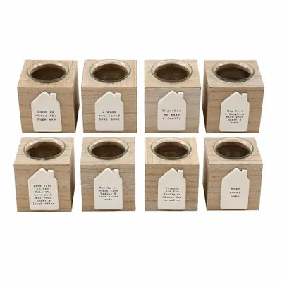 Bougeoirs et photophores  - Plaque de maison Porte-bougie - SOMETHING DIFFERENT WHOLESALE